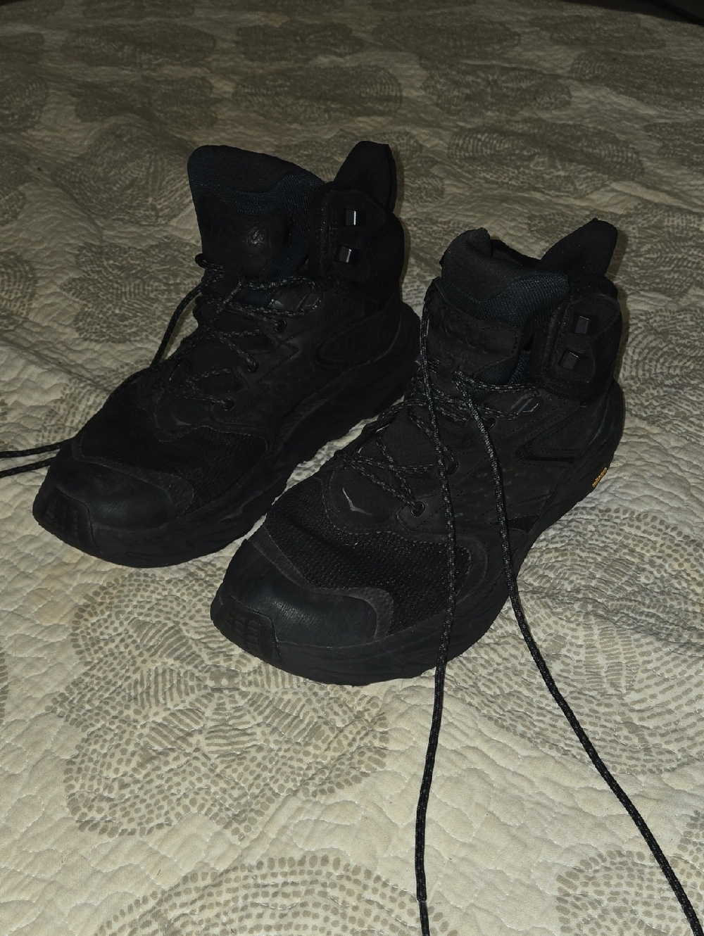 Hoka One One Black Men's Hiking Boots